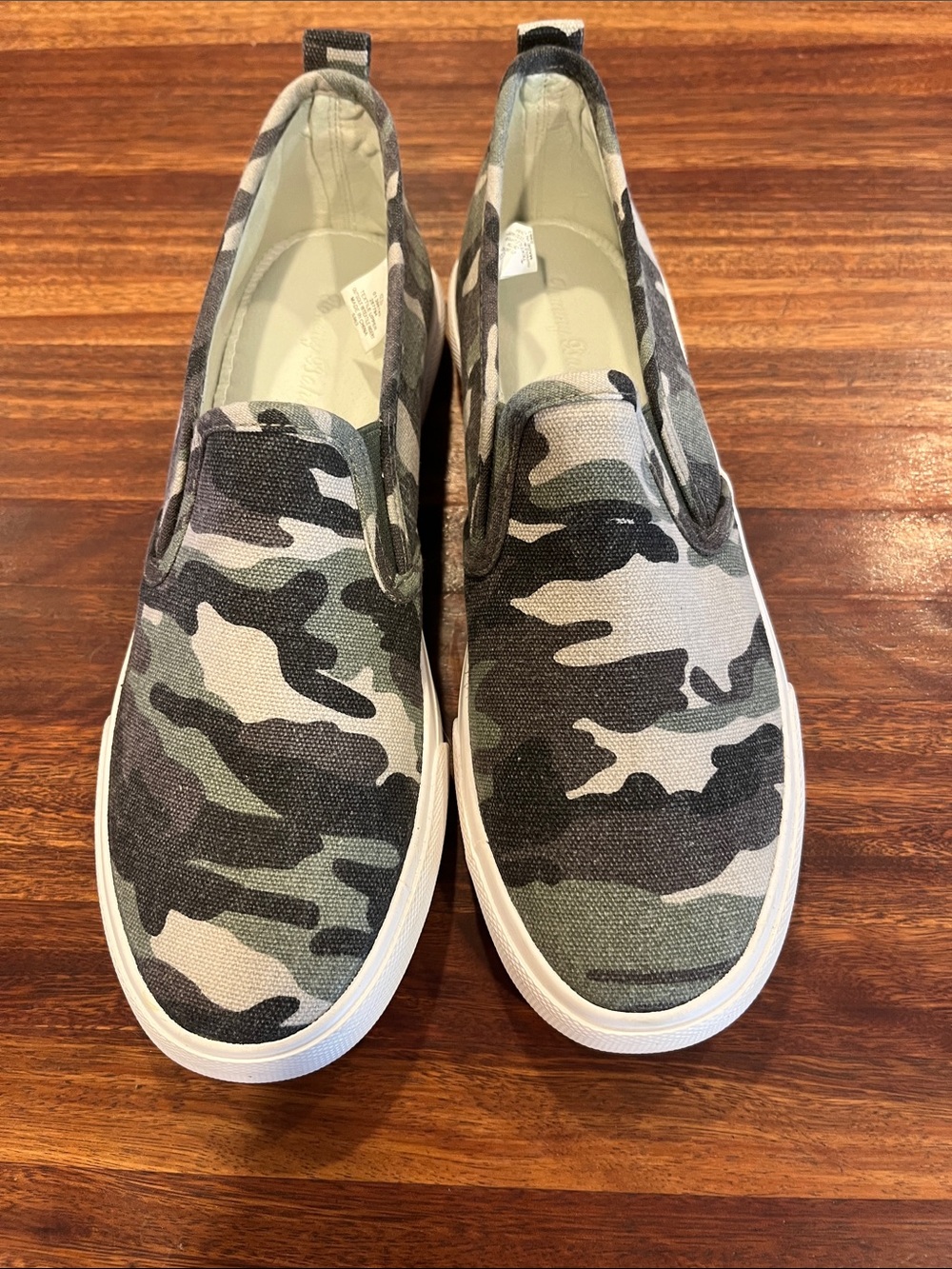 Tommy Bahama Camo Slip On Canvas Shoes